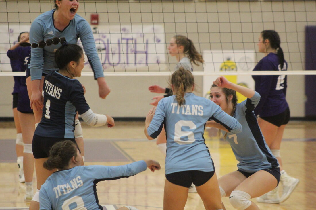 The Battle Continues North volleyball holds off South News, Sports